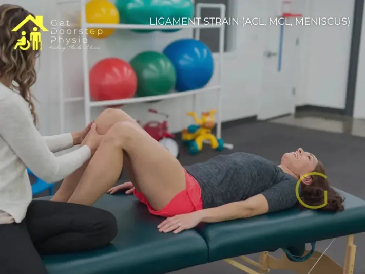 LIGAMENT STRAIN (ACL, MCL, MENISCUS)